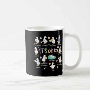 Taza De Café Está Bien Ser Diferente Ganso Autismo