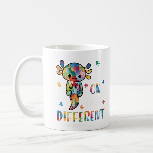 Taza De Café Está bien ser diferente Mug | Kindness Mug (Izquierda)