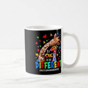 Taza De Café Está bien ser diferente para tomar conciencia del