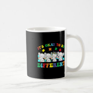 Taza De Café Está bien ser diferente para tomar conciencia del