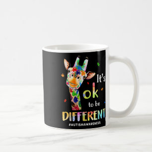Taza De Café Está Bien Ser El Distinto Rompecabezas Del Autismo