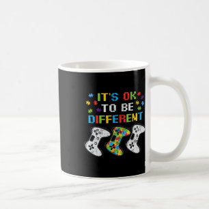 Taza De Café Está Bien Ser Otro Juego De Videojuegos Autismo Aw
