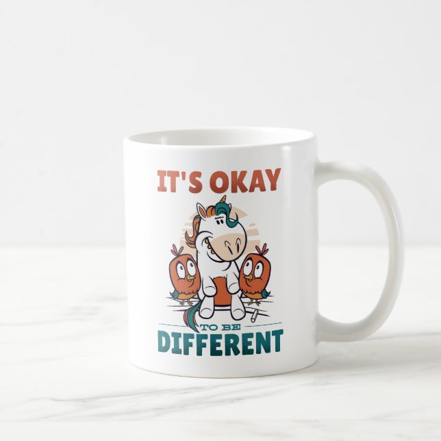 Taza De Café Está bien ser una invitación diferente (Derecha)