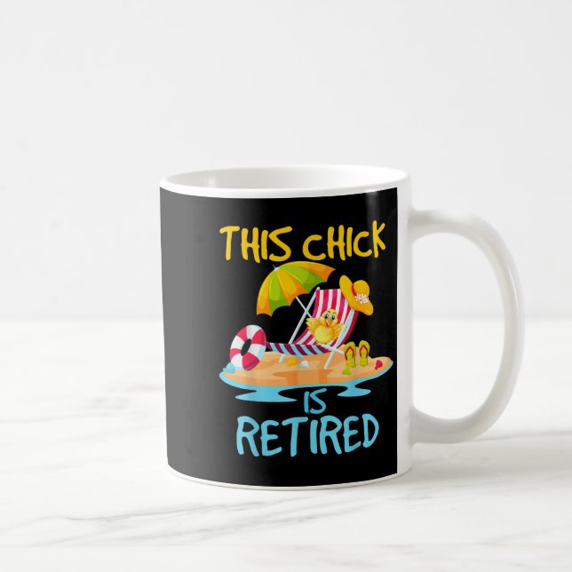 Taza De Café Esta chica es jubilada (Derecha)