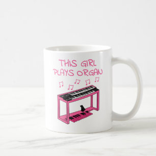 Taza De Café Esta Chica interpreta órgano femenino de jazz