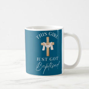 Taza De Café Esta chica recibió el bautismo cristiano que decid