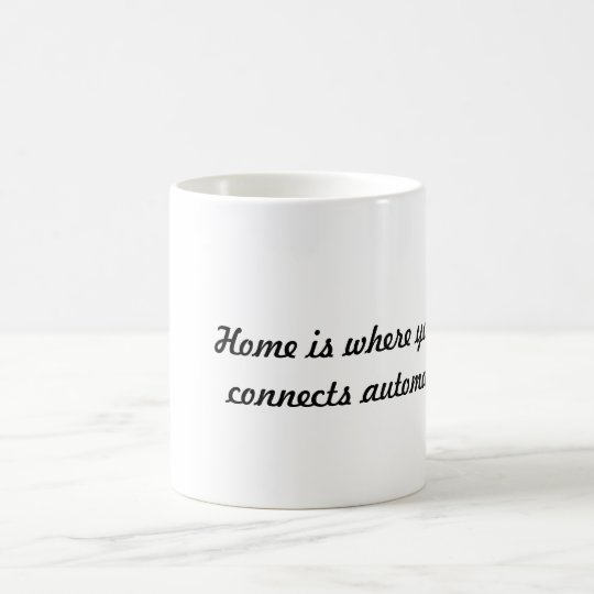 Taza De Café Está donde el hogar…