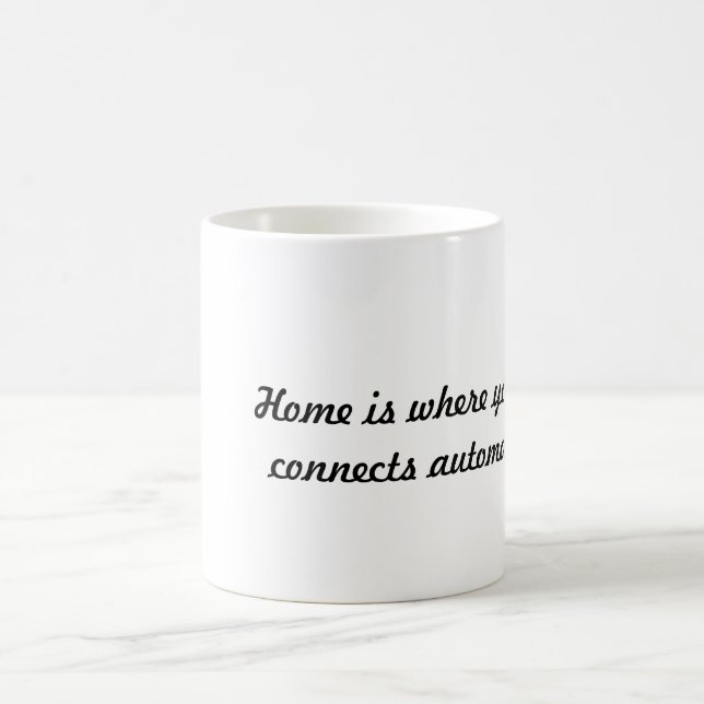 Taza De Café Está donde el hogar… (Centro)