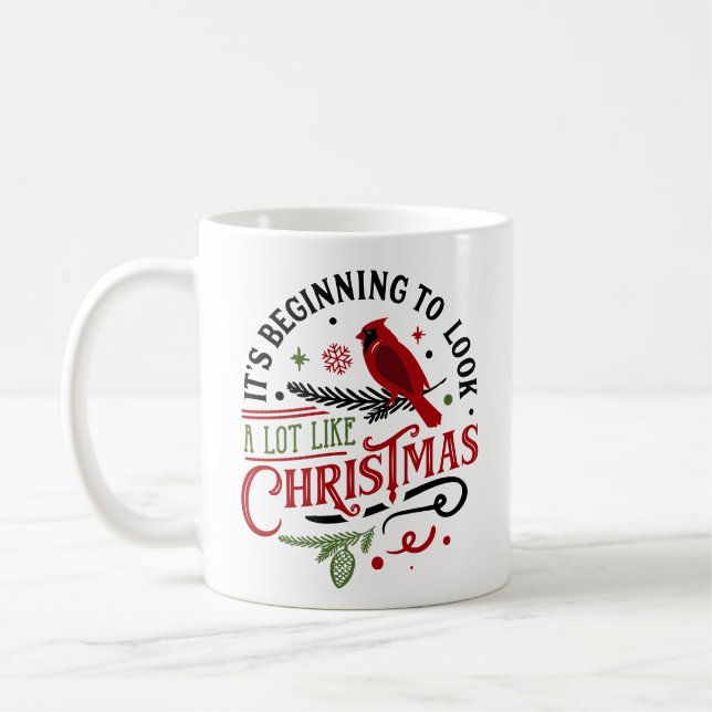 Taza De Café Está empezando a parecerse mucho a Navidades (Izquierda)
