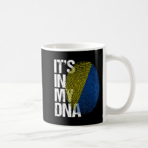 Taza De Café Está en mi ADN Ucrania Vieja Retro Ucraniano
