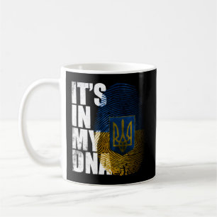 Taza De Café Está En Mi Adn Ucraniano Vyshyvanka Kozak Ucrania