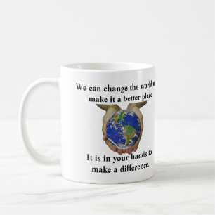 Taza De Café Está en tus manos marcar la diferencia.
