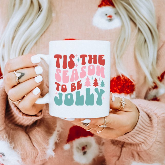Taza De Café 'Esta es la estación para ser Navidades amables (Subido por el creador)
