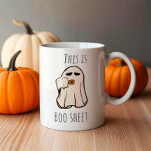 Esta es la hoja de boo de Halloween