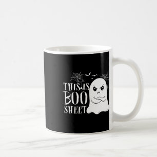 Taza De Café Esta Es La Hoja De Boo Ghost Retro Halloween Costu