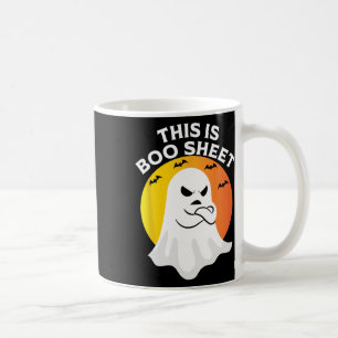 Taza De Café Esta Es La Hoja De Boo Ropa De Halloween Retro