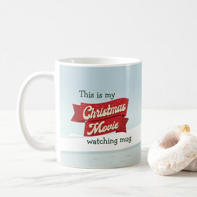 Taza De Café Esta es la película de mis Navidades (Con donut)