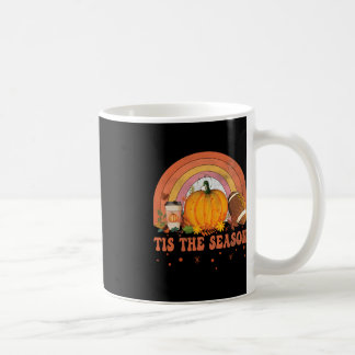 Taza De Café Esta Es La Temporada De Halloween Calabaza Fútbol 
