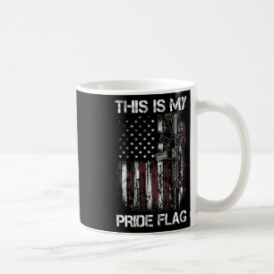 Taza De Café Esta Es Mi Bandera De Orgullo Gun Usa American 4 D