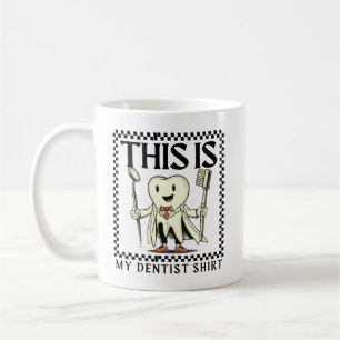Taza De Café Esta es mi camisa de dentista