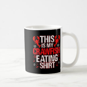 Taza De Café Esta Es Mi Camiseta De Comer Cangrejos De Río Dive