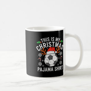 Taza De Café Esta Es Mi Camiseta De Navidad De Fútbol Americano