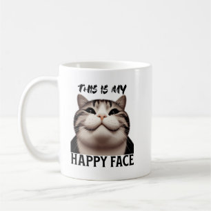 Taza De Café Esta es mi cara feliz
