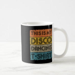 Taza De Café Esta es mi disco retro baile musical de los años 8