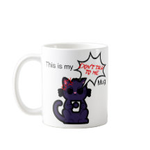 "Esta es mi edición "No me hables" de Mug Cat