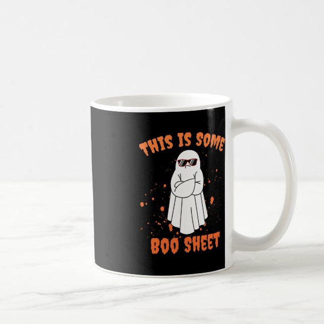 Taza De Café Esta Es Una Hoja De Bote Famosa Halloween (Derecha)