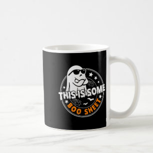 Taza De Café Esta Es Una Hoja De Bote Famosa Retro Halloween