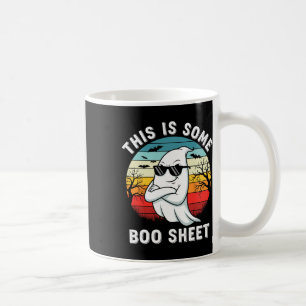 Taza De Café Esta Es Una Hoja De Bote Retro Graciosa Fantasma D