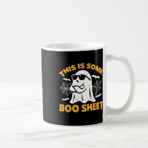 Taza De Café Esta Es Una Hoja De Bote Retro Halloween Costu