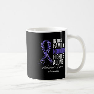 Taza De Café Esta familia nadie lucha solo Alzheimerheimer Br