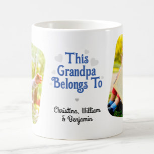 Taza De Café Esta foto personalizada de Abuelo pertenece a los