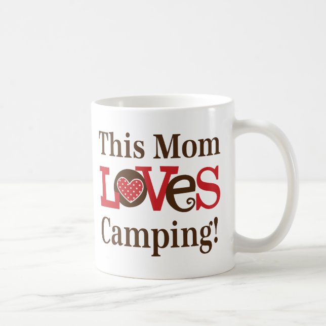 Taza De Café Esta mamá ama el acampar (Derecha)