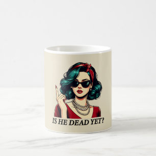 Taza De Café ¿Está Muerto Aún Divertido Diciendo Humor Oscuro V