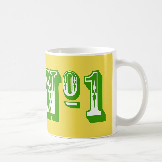 Taza De Café Esta muestra muestra quién es el número uno (Derecha)
