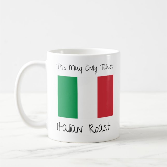 Taza De Café Esta Mug Solo Se Lleva El Rostazo Italiano (Izquierda)