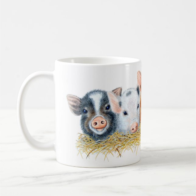 Taza De Café Esta pequeña cerda de cerdo (Izquierda)