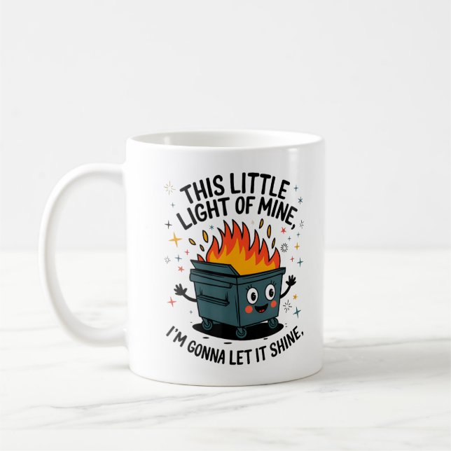 Taza De Café Esta pequeña luz mía la dejaré brillar. (Izquierda)