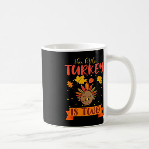 Taza De Café Esta Pequeña Turquía Es Dos Otoño A Dos Días B De