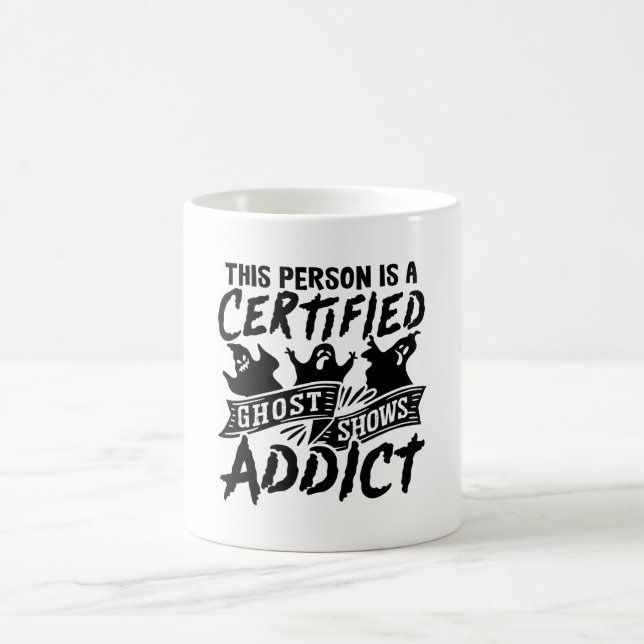 Taza De Café Esta persona está certificada como cacería fantasm (Centro)