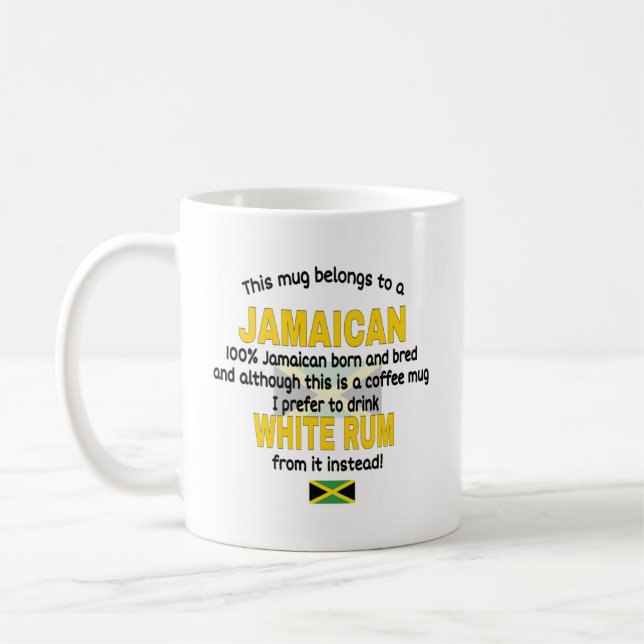 Taza De Café Esta Pertenece A Un Jamaiquino. Jamaica (Izquierda)