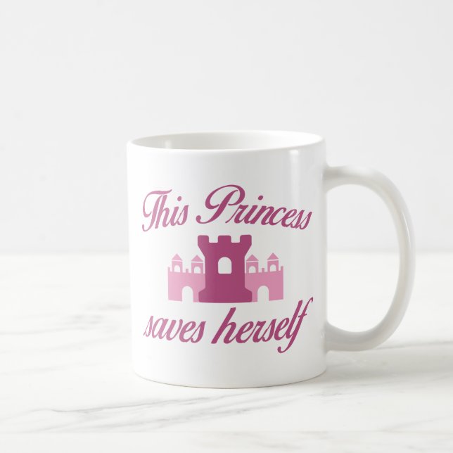 Taza De Café Esta princesa se ahorra (Derecha)