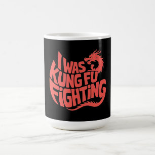 Taza De Café Estaba peleando en kung fu