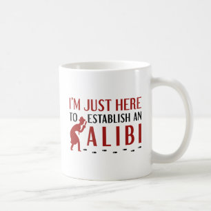 Taza De Café Establecer Una Alibi