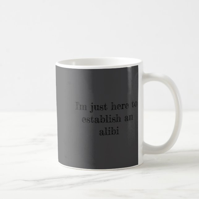 Taza De Café Establish Alibi  (Derecha)