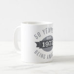 Taza De Café Established 1972 50th Birthday<br><div class="desc">Established 1972 50th Birthday</div>