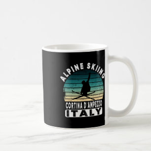 Taza De Café Estación de esquí Cortina D’ampezzo Alpes Italiano